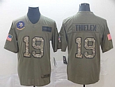 Nike Vikings 19 Adam Thielen 2019 Olive Camo Salute To Service Limited Jersey,baseball caps,new era cap wholesale,wholesale hats